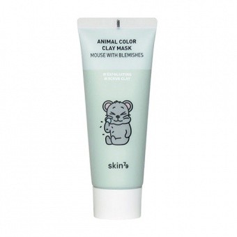 SKIN79 Čistící krémová pleťová maska Animal Color Clay Mask Mouse with Blemishes 70ml