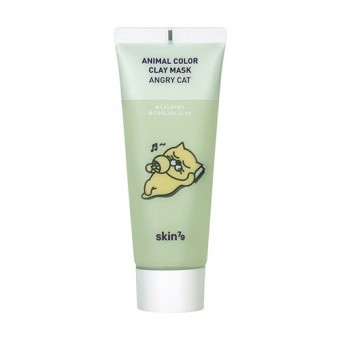 SKIN79 Zklidňující krémová pleťová maska Animal Color Clay Mask Angry Cat 70ml