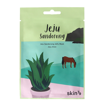 SKIN79 Zklidňující látková maska s aloe vera Jeju Sandorong Jelly Mask – Jeju Aloe 33 ml