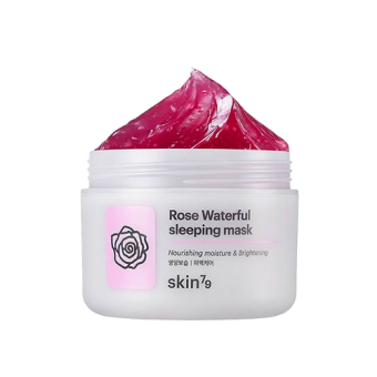 SKIN79 Rozjasňující exfoliační pleťová maska z růží Rose Waterfull Sleeping Mask 100ml