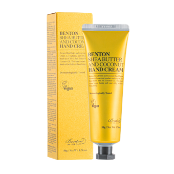 BENTON Regenerační krém na ruce Shea Butter and Coconut Hand Cream 50g