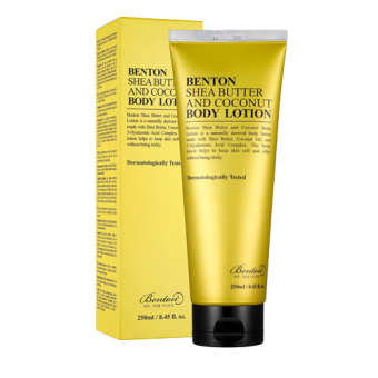 BENTON Hydratační tělový balzám Shea Butter and Coconut Body Lotion 250ml