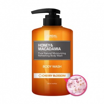 KUNDAL Sprchový gel s květy višní Honey&Macadamia Body Wash Cherry Blossom 500ml
