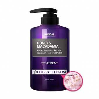 KUNDAL Vlasový kondicionér s květy višní Honey&Macadamia Treatment Cherry Blossom 500ml