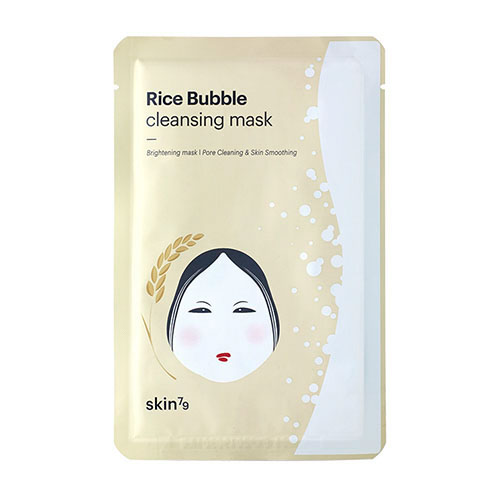 SKIN79 Čistící pleťová rýžová maska - Rice - Bubble Cleansing Mask 23ml