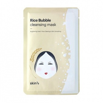 SKIN79 Čistící pleťová rýžová maska - Rice - Bubble Cleansing Mask 23ml