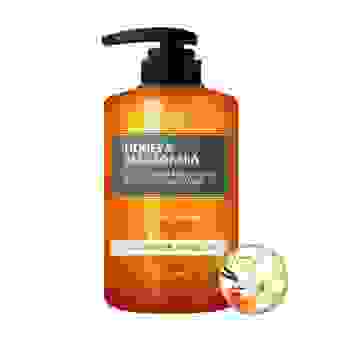 KUNDAL Sprchový gel s jantarovou vanilkou Honey&Macadamia Body Wash Amber Vanilla 500ml