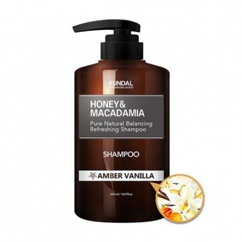 KUNDAL Šampon s jantarovou vanilkou Honey&Macadamia Shampoo Amber Vanilla 500ml
