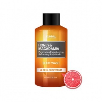 KUNDAL Sprchový gel s růžovým grapefruitem Honey&Macadamia Body Wash Pink Grapefruit 100ml