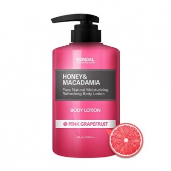 KUNDAL Tělový balzám s růžovým grapefruitem Honey&Macadamia Body Lotion Pink Grapefruit 500ml