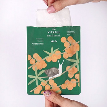 SKIN79 Osvěžující pleťová maska THE VITAFUL SNAIL MASK 20ml
