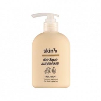 SKIN79 Kondicionér pro suché a lámavé vlasy Hair Repair Superfood Treatment Coconut & Almond 230ml