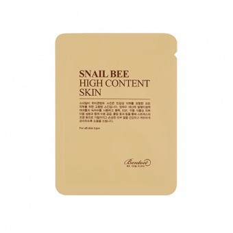 BENTON Pleťový toner s filtrátem hlemýždího sekretu a včelím jedem Snail Bee High Content Skin 1,2ml TESTER