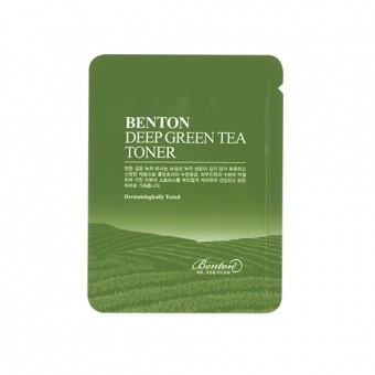 BENTON Hydratační pleťové tonikum Deep Green Tea Toner 1,2g TESTER