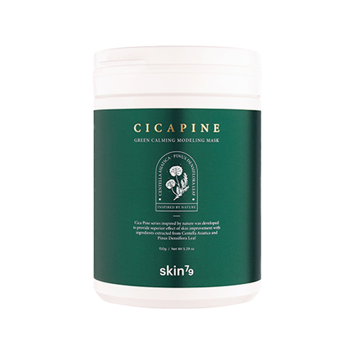 SKIN79 Algae Čistící a regenerační pleťová maska s mořskými řasami Cica Pine Green Calming Modeling Mask 150g