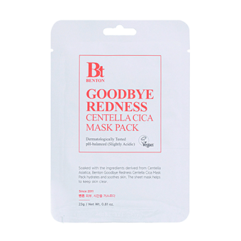BENTON Zklidňující pleťová maska Goodbye Redness Centella Cica Mask Pack 23g