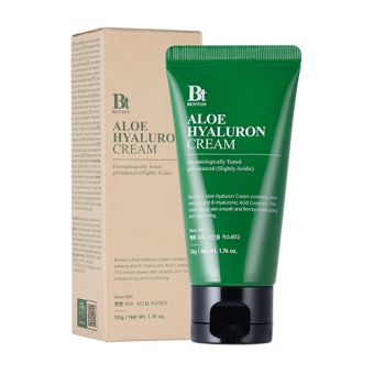 BENTON Hydratační krém s kyselinou hyaluronovou a aloe vera ALOE HYALURON CREAM 50g