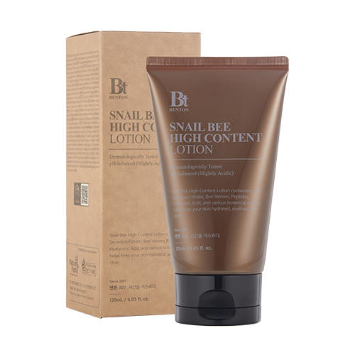 BENTON Pleťová emulze s filtrátem hlemýždího sekretu a včelím jedem Snail Bee High Content Lotion 120ml