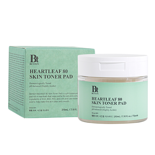 BENTON Heartleaf 80 Skin Toner Pad 70szt